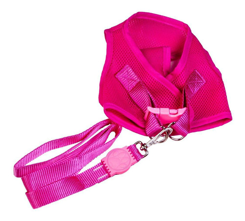 Colete Peitoral - Aerado Com Velcro Rosa  Pp