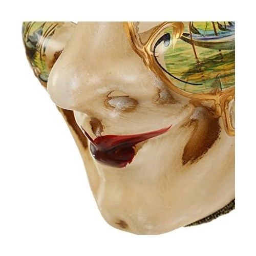Máscara De Bufón Veneciano De Cara Completa Mascarada...