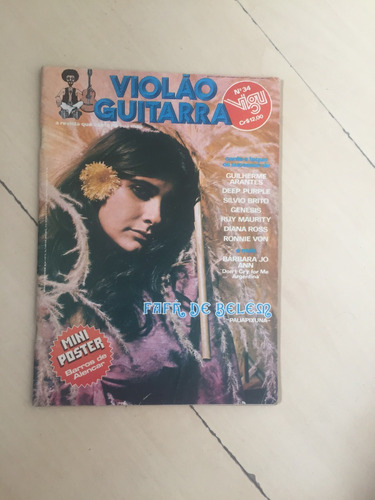 Revista Violão Guitarra 34 Fafá De Belém Deep Purple H254