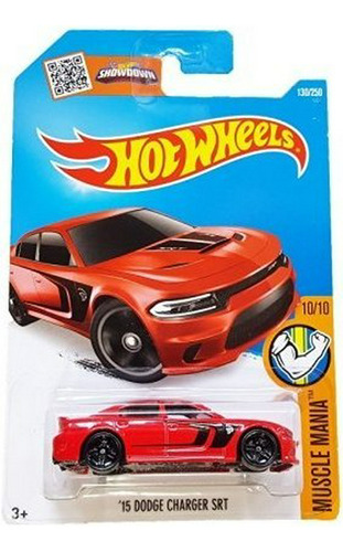 Hot Wheels, 2016 Muscle Mania, '15 Dodge Charger Srt Hellcat