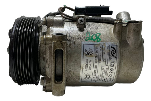 Compressor Ar Condic Peugeot 208 2021 A 2024 9827596080 Cx16