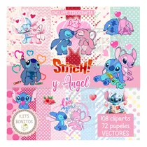 Comprar Kits Imagenes Png Svg Eps Cliparts Y Papeles Stich Y Angel