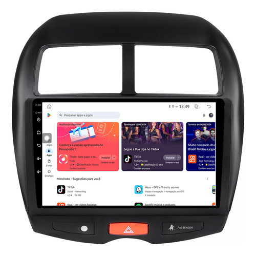 Central Multimidia Asx 9p Android 13 Carplay 2gb 64gb