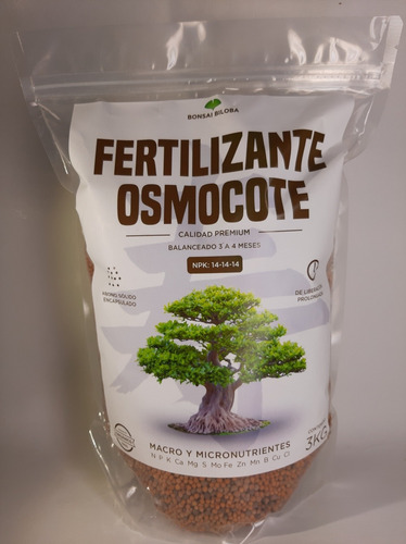 Kit 3 Kg. 1 Kg Osmocote, 1 Kg Orgánico Pellets 1 Kg Tamahi (Usado)