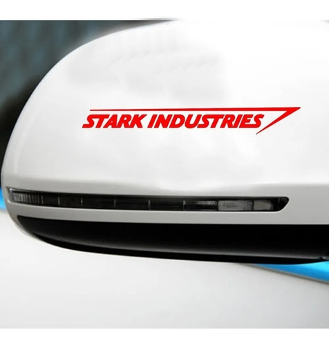 Calco Stark Industries Iron Man Tatoo Car Tuning Sticker 2x1