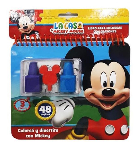 Libro Para Colorear La Casa De Mickey