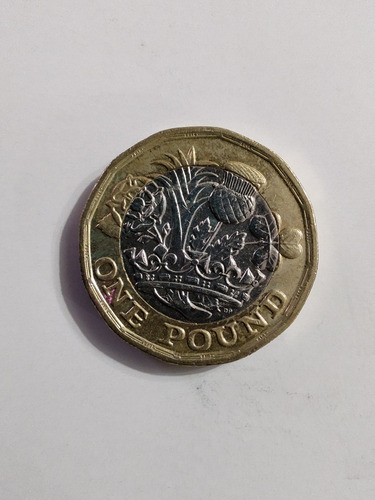 Moneda Gran Bretaña One Pound 2016 12 Lados(x1303