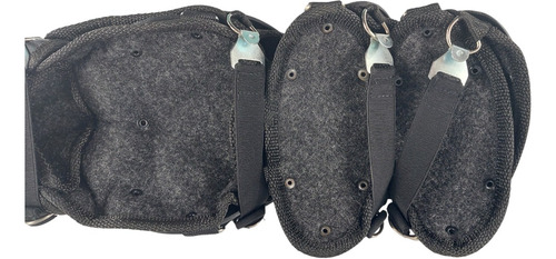 Espinilleras De Béisbol Triple Protección Color Negra Radach