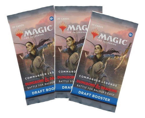 Magic Mtg Tcg Batalla Baldur 3 Pack Sobres Nuevos Increibles