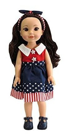 American Fashion World Stars And Stripes Fourth Of July Dres