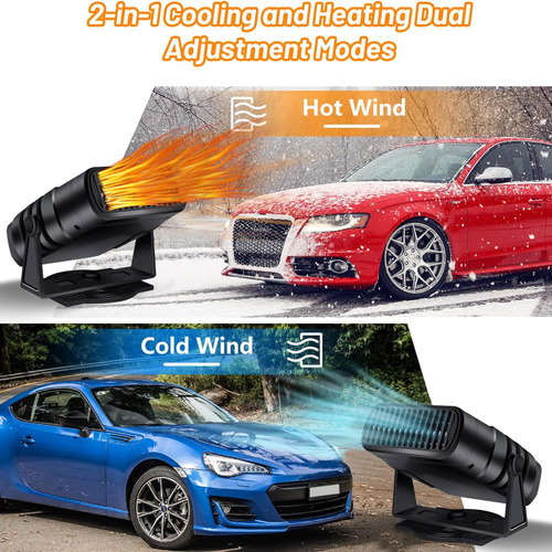 Ventilador De Aquecimento De Carro Universal 4 Em 1 12v