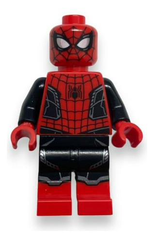 Muñeco  Spider-man Con Traje Rojo Y Negro.