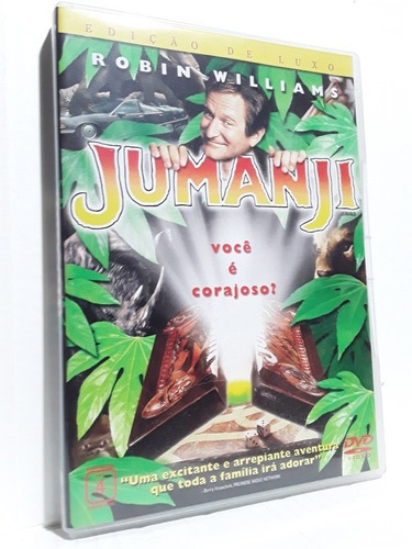 Dvd Jumanji ( Robin Willians) Edição De Luxo, Arte Int. Novo