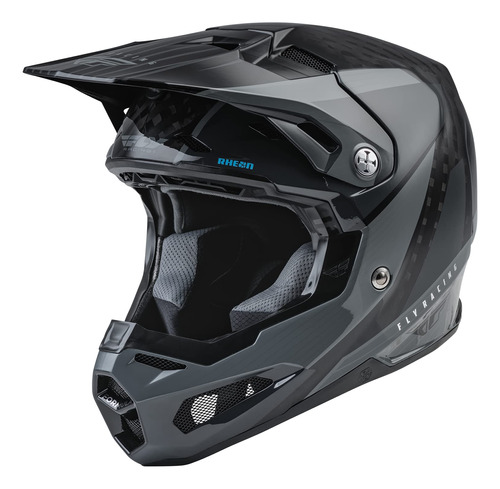 Fly Racing Casco Para Adultos Formula Carbon Prime (gris/car