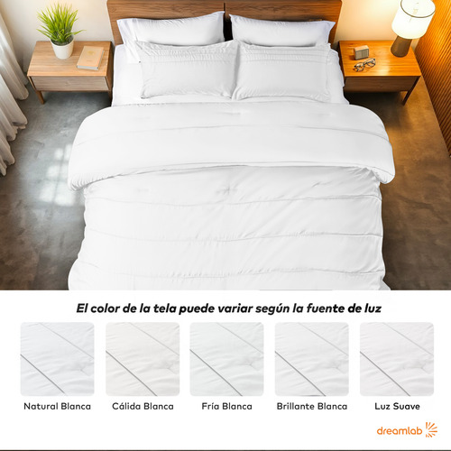 Set Edredón King Size Acolchado Textura Dreamlab