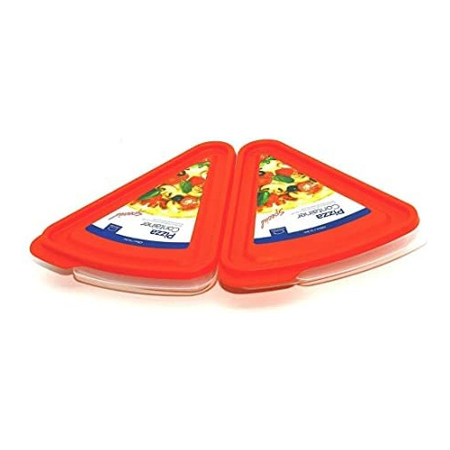 Pizza Slice Container, Tray And Saver, 2 Pack