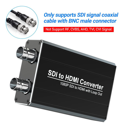 Conversor Sdi A Hdmi Con Salida De Bucle Sdi Para...