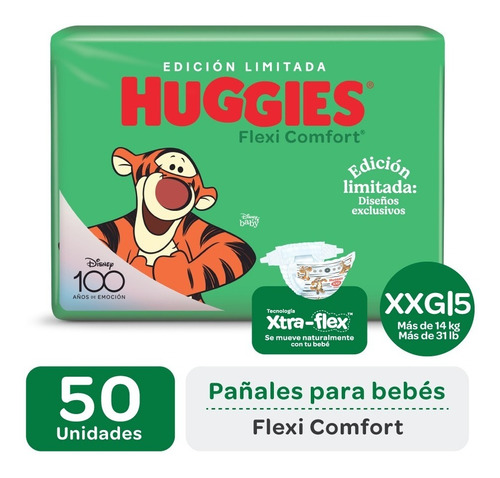 Pañales Huggies Flexi Comfort Ahorrap M G Xg Xxg Xxxg Ed Lim