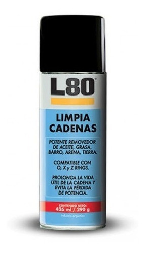 Limpia Cadenas Removedor Motos Bicicletas Aerosol W80