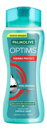  2 Pzs Palmolive Shampoo Therma Protect Optims 700ml
