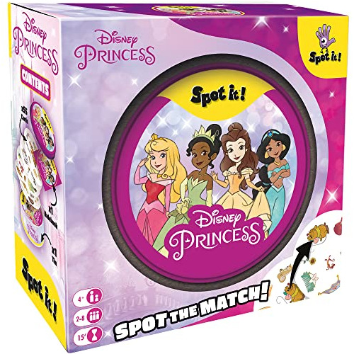 Spot It  Disney Princess Card Game | Fast-paced Symbol ...