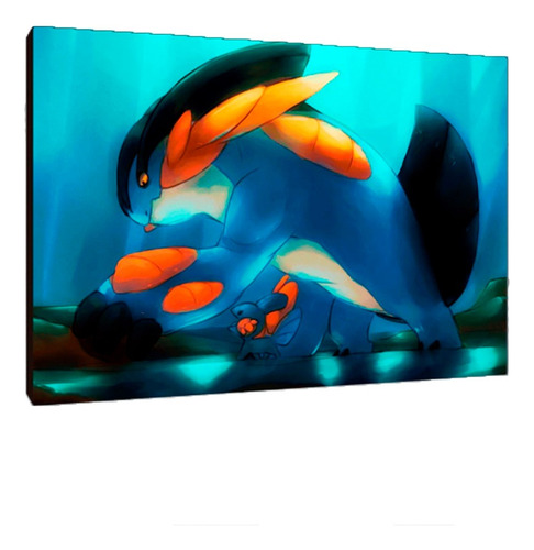Cuadros Poster Pokemon Mudkip Evolucion 50x70 (ppt 4)