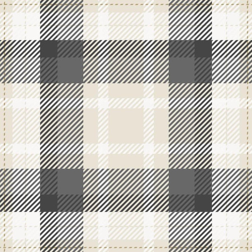 Imagem 2 de 5 de Papel De Parede Adesivo Xadrez Grande Preto N06233 Rolo De 0