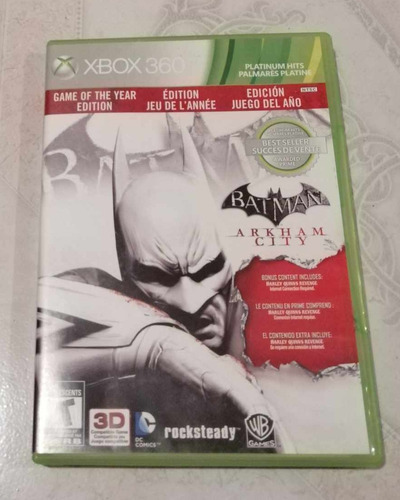 Batman Arkham City Xbox 360 (Usado)