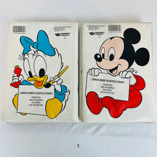 Libros De Bebe Anti Agua De Aprendizaje Los Bebes De Disney (Usado)