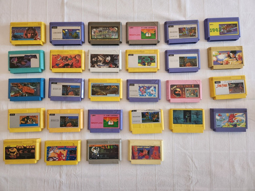 Lote 3 Cartuchos Juegos Family Game Clásicos Mario Bros Y +