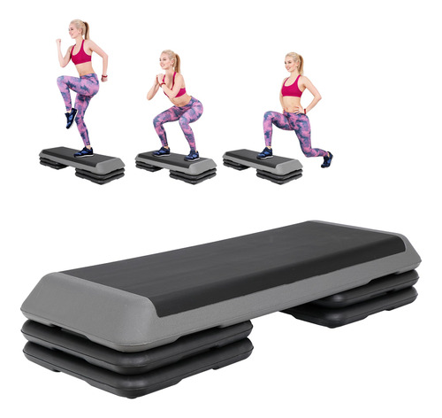 Homgarden 28.15 & 43 Adjustable Workout Aerobic Stepper In