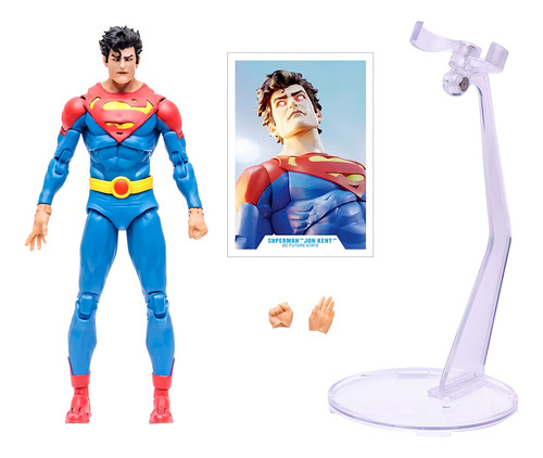 Figura De Acción Superman Jon Kent Bandai Dc Future State