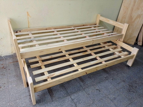 Cama Nido Doble De Pino