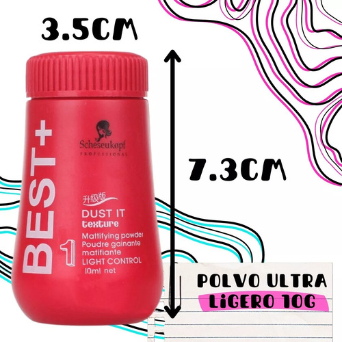 2pzs Shampoo En Seco Polvo Volumen Cabello Esponjoso Limpia