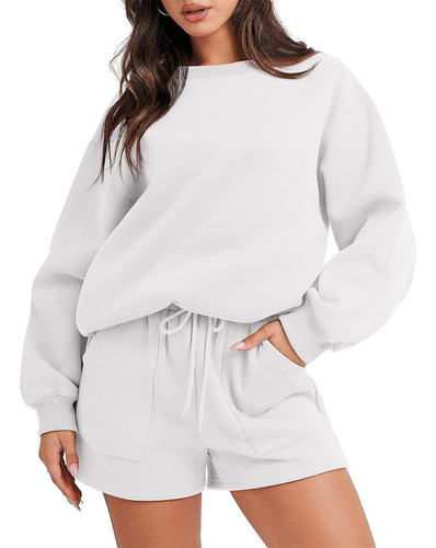 Conjunto De 2 Piezas De Sudadera Para Mujer, Conjunto De
