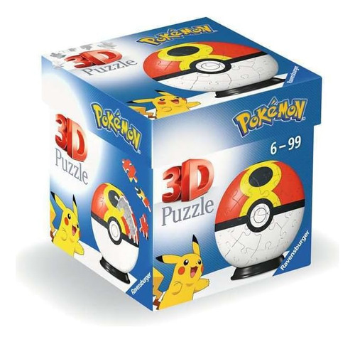 Ravensburger 3d Puzzle 11628 - Puzzle-ball Pokémon Pokéballs