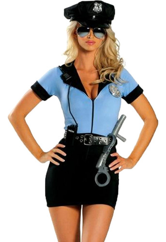 Uniformes De Policía Sexy Para Mujer, Uniformes De Fiesta, D