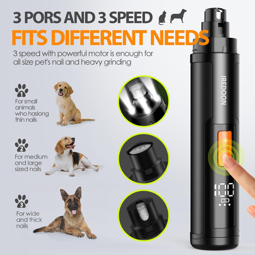 Molinillo De Uñas Para Perros Mejorado - Super Qu Profesiona