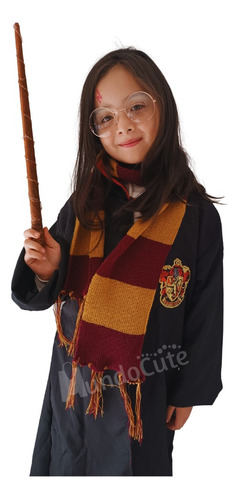 Túnica Capa Harry Potter Mago Película Magia Cosplay Disfraz Adultos Niños 