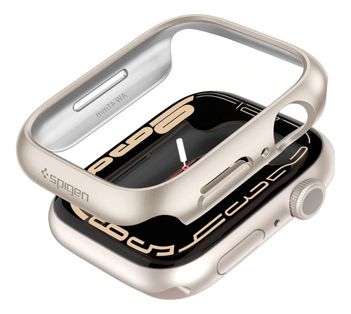 Case Spigen Thin Fit Para Apple Watch Serie 9 41mm Starlight