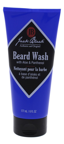 Beard Wash Jack Black, Limpiador Suave Para Hombre, 177 Ml