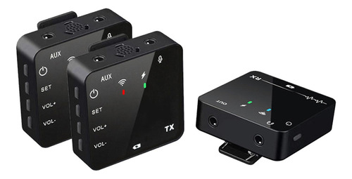 Receptor Transmisor De Clip Cuadrado Compacto Profesional