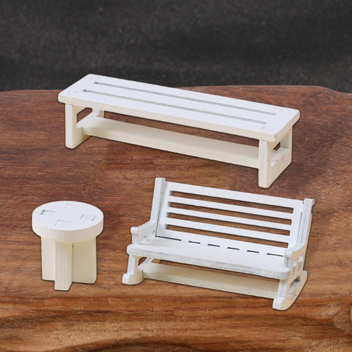 3 Sillas En Miniatura Para Decoración De Habitación,