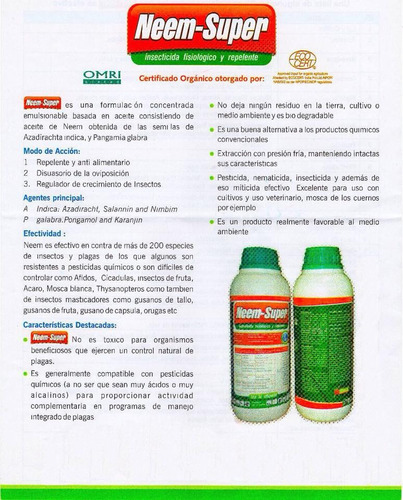 Imagen 3 de 4 de Neem Super - Aceite De Neem + Envió Gratis!