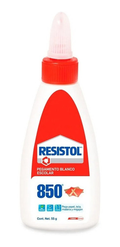 Pegamento Blanco Resistol 850 Practico 225grs - 938399 /v