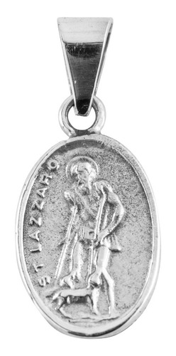 Dije De Plata Medalla De San Lazaro