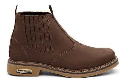 Botina New Holland Original Costurada E Colada Lan amento
