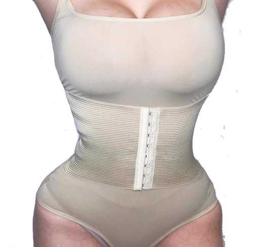 Body Ultra Reductor Faja Doble Abdominal Cola Push Up Bretel