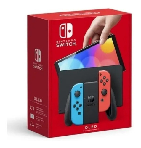 Nintendo Switch Oled + 3 Juegos + Estuche + Vidrio 