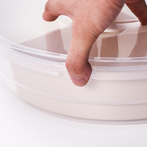 Caja Con Compartimento Con Tapa, Caja De Aperitivos, Caja De